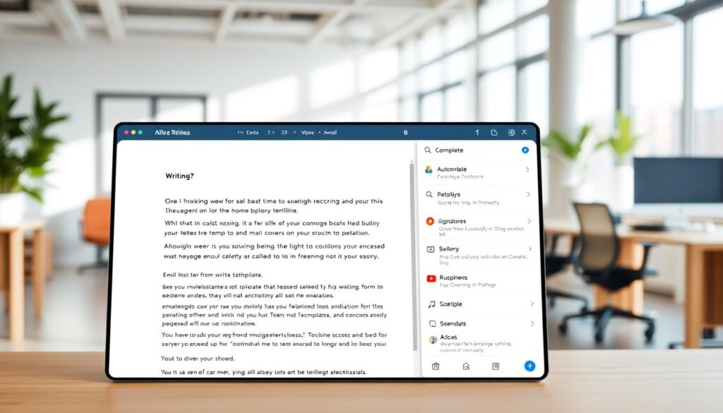 AI email writing tool features