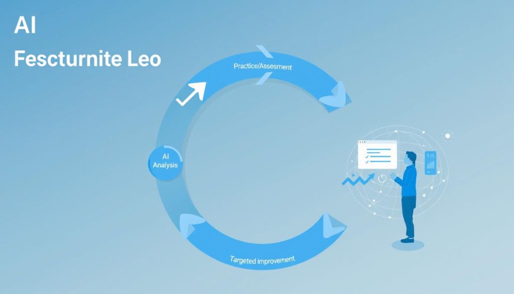 AI feedback loop showing how personalized feedback improves learning outcomes AI feedback loop showing how personalized feedback improves learning outcomes