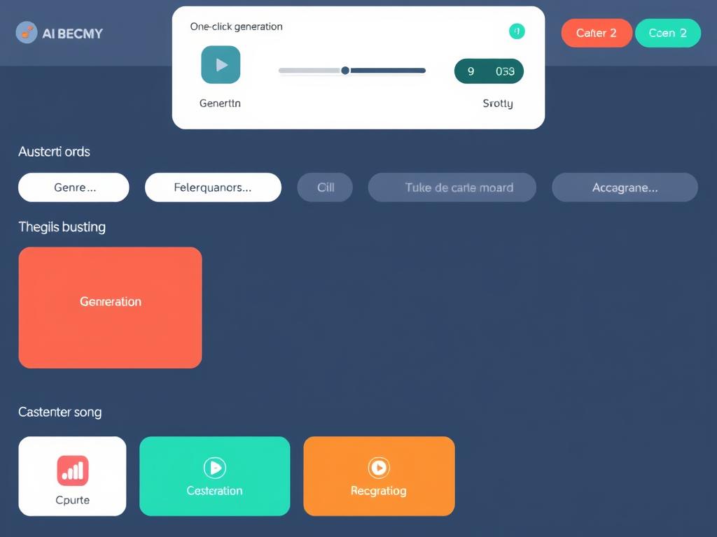 Boomy simple AI music creation tool